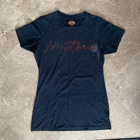 Harley Davidson gently  used biker shirt - Picture 3 of 5